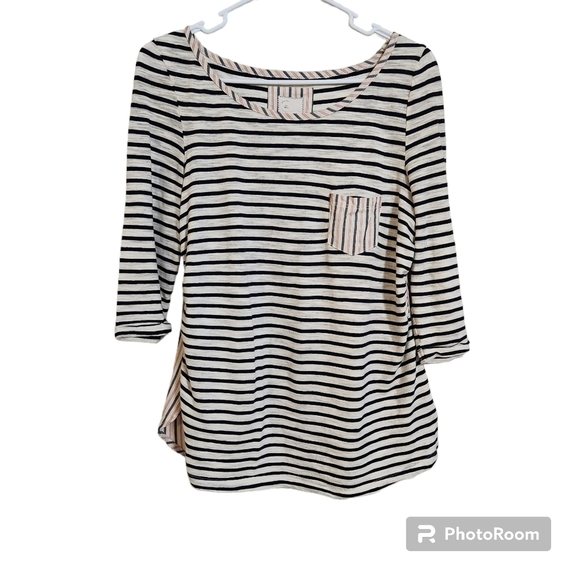 Anthropologie Postmark striped shirt - Picture 1 of 10